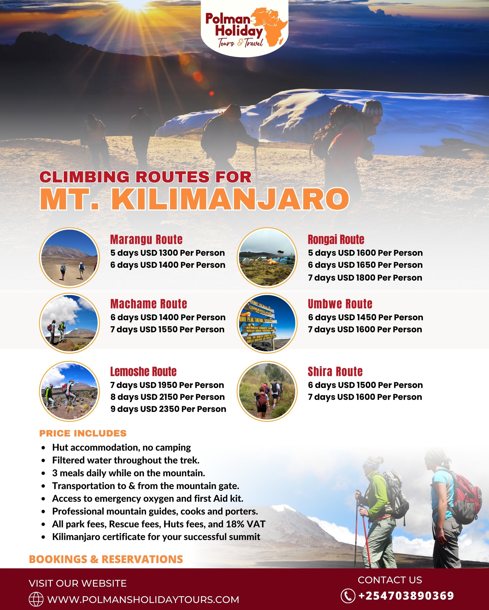 MT KILIMANJARO TREKKING PACKAGES